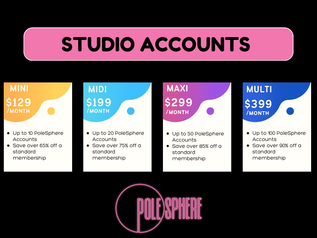 Studio accounts